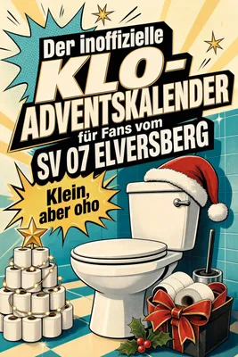 Produktbild von Der inoffizielle Klo-Adventskalender für Fans vom SV 07 Elversberg