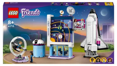 Produktbild von LEGO 41713 Friends Olivias Raumfahrt Akademie mit Space Shuttle und Figuren