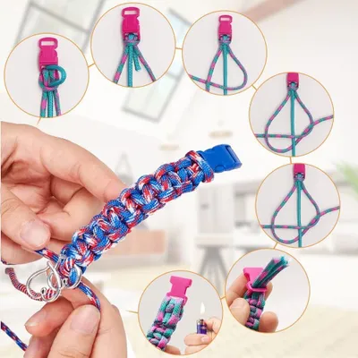 Produktbild von Famanu Paracord Set - 550 Nylon Schnur mit Zubehör