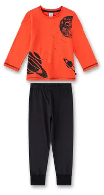 Produktbild von Sanetta Jungen-Schlafanzug orange Weltall 98