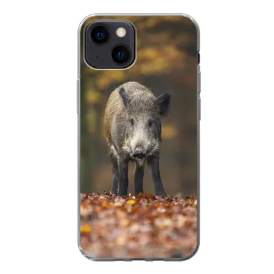 Produktbild von MuchoWow® Handyhülle Schutzhülle Hülle für iPhone 13 mini Wildtier - Wald - Herbst Silikon Softcase Handy Hülle - Softcase