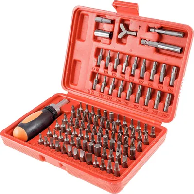 Produktbild von ChiliTec Bitsatz Multi Box 101 100 Bits und Ratschen-Schraubendreher