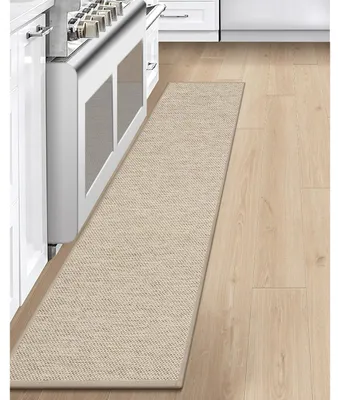 Productafbeelding van Keukenloper - Keukenmat - 43 x 200 cm - Antislip - Wasbaar - Beige