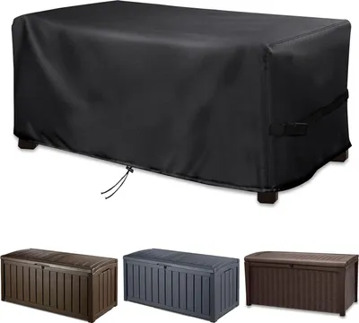 Image de Housse de protection imperméable pour coffre à coussins - Résistante aux UV - 1 pièce - Tissu 420D