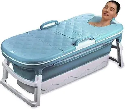 Produktbild von Famanu Faltbad Elegantes Design - Schwarz, 138x62x52cm