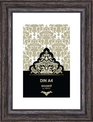 Obrázok produktu pre Nielsen drevený rám vintage 21x30 cm čierny DIN A4 rám na certifikát