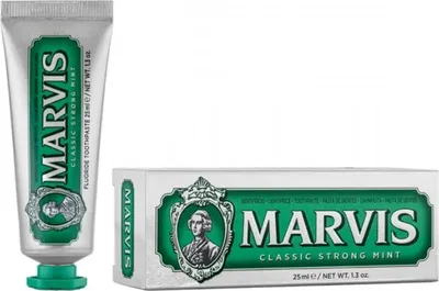 Productafbeelding van Marvis Toothpaste Classic Strong Mint (25 ml)