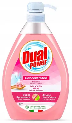 Produktbild von Konzentriertes Piatti Gel Delicato mani Geschirrspülmittel 1l - Dual Power