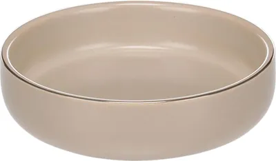 Image de Flamingo gamelle pour boire et manger Eram ronde/plate beige pour chats
