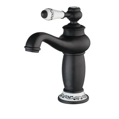 Obrázek produktu pro Umyvadlová baterie KRAN styleUmyvadlová baterie KRAN style retro bidet BLACK ADEONA LAUFERI