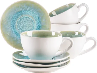 Produktbild von Tassen-Set, Steinzeug Tassen-Set, Steinzeug Frozen Mäser