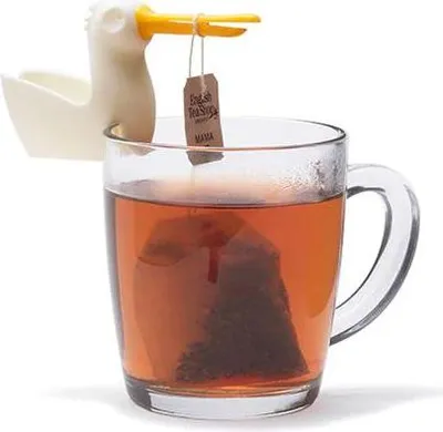 Produktbild von Peleg Design Pelicup: Teebeutelhalter – lustiger Teebeutelhalter in Pelican-Form