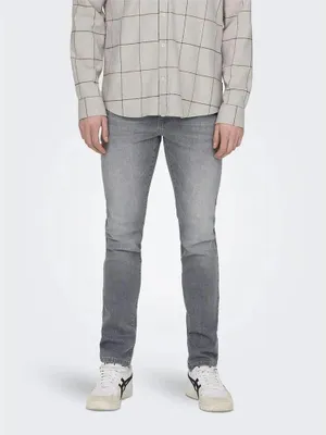 Produktbild von Only & Sons Loom Lmg 8265 Mat Slim Fit Jeans Grau 33 / 34 Herren Grau 33