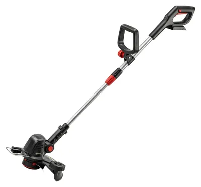 Produktbild von Outsunny Akku Rasentrimmer 2-in-1 Freischneider mit 30 cm Schnittbreite Silber