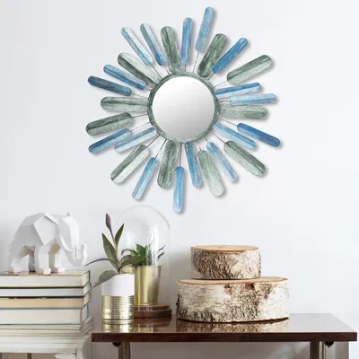 Image de Wallity, Metal- TNL1575, Coloré, Autres décorations pour la maison, 75 x 75 x 5 cm, 100% métal (épaisseur : 1