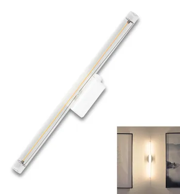 Obrázok produktu pre LED nástenné svietidlo vnútorné, filamentový dizajn - 50 cm, 4 W, 350 lm, 3000 K, stmívateľné - nástenná lampa