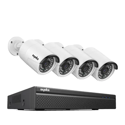 Produktbild von CCTV-Sicherheitsystem, 5MP Auflösung, Nachtsicht bis zu 30m, 4STK 3MP-a, Keine-a