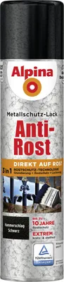 Produktbild von Alpina Sprühmetallschutz-Lack Hammerschlag 400 ml schwarz