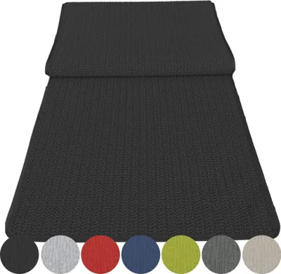 Produktbild von Outdoor Tischläufer Schaum 40x140cm Schaumtischdecke abwischbar Garten Tischtuch wasserfest Tischdecke Schwarz