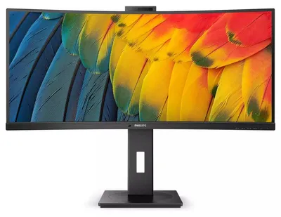 Produktbild von Philips 5000 series 34B1U5600CH/00, 86,4 cm (34"), 3440 x 1440 Pixel, Wide Quad HD, LCD, 4 ms, Schwarz