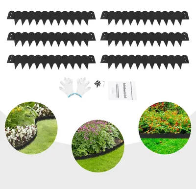 Immagine prodotto di Set di 6 bordure flessibili in acciaio per la progettazione del giardino