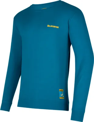 Immagine prodotto di Climbing on the Moon Felpa M, Pullover, Herren - La Sportiva, Größe:M, Farbe:B40Y08-Turchese/Giallo