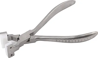 Imagen del producto de Pinza de brazo para modelado, herramienta para anillos, acero inoxidable, mango cómodo, ideal para doblar anillos de forma segura