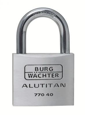 Zdjęcie produktu dla BURG WÄCHTER 36061 BURG WÄCHTER Vorhängeschloss ALUTITAN 770 40 silber, 1 St.