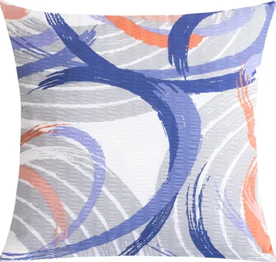 Zdjęcie produktu dla Poszewka krepowa - 40x40 cm - Niebieska, Różowa, Szara