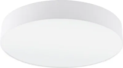 Produktbild von EGLO Deckenlampe Pasteri, 3 flammige Deckenleuchte Modern, Wohnzimmerlampe aus Textil und Kunststoff in Weiß, Flurlampe Decke mit E27 Fassung, Ø 57 cm