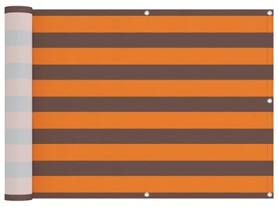 Produktbild von vidaXL Balkonsichtschutz Orange und Braun 75 x 200 cm