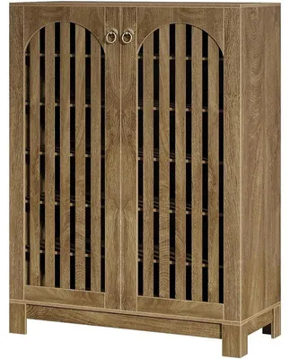 Immagine prodotto di Scarpiera HOGA-JW1261, a 6 ripiani, 35 x 73 x 119 cm, marrone