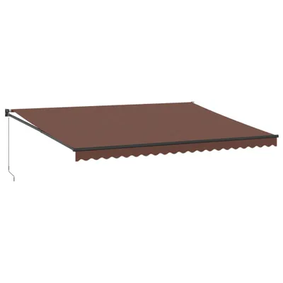 Productafbeelding van Luifel handmatig uittrekbaar 500x300 cm bruin