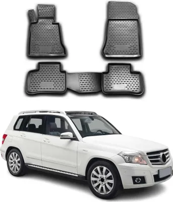 Image de OMAC Tapis de sol pour Mercedes GLK X204 2008-2015 en caoutchouc Noir