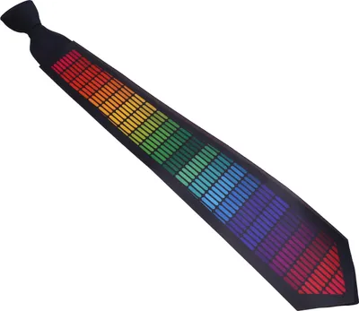 Zdjęcie produktu dla Aktywowany dźwiękiem świecący krawat LED Stroje imprezowe GX-TA-04 dla mężczyzn Kobiety DJ-e Bary Imprezy Rave Karnawały
