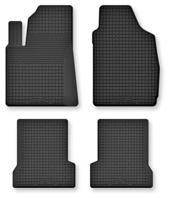 Obrázok produktu pre Gumové vaničkové autokoberce pre: Ford Ka MK2 2008-2012 hatchback čierne 4 ks
