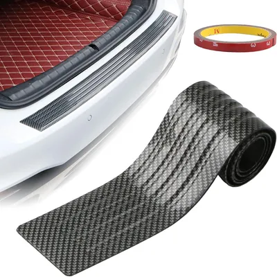 Obrázek produktu pro 90/35,5 palců ochrana zadního nárazníku z uhlíkových vláken, univerzální ochrana zadního nárazníku, ochrana nárazníku automobilu