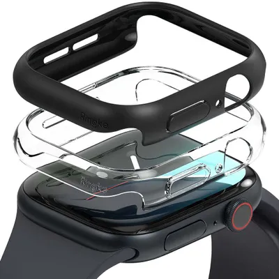 Produktbild von Ringke 8800274964020, Hülle, Smartwatch, Schwarz, Apple, Apple Watch 11, Polycarbonat (PC)