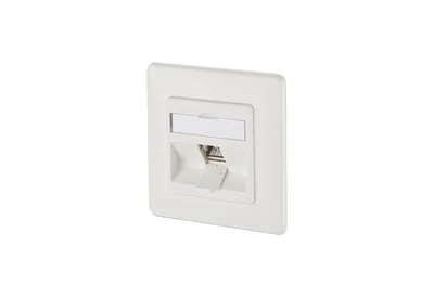 Produktbild von METZ CONNECT C6Amodul 1 Port 270°M UP reinweiß