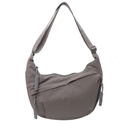 Produktbild von Handtasche Leichte Damen Schultertasche mit Verstellbare Schultergurte, Farbe: Grau