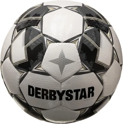 Productafbeelding van Voetbal - Trainingsbal - Voetbaltraining - Handgestikt - Maat 5 - Wit Zwart