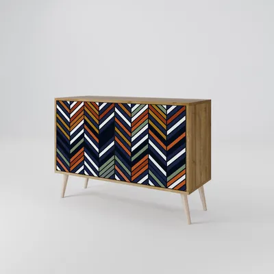 Immagine prodotto di Cassettiera Spacerebels a 2 ante - credenza cassettiera - credenza alta - mobile guardaroba - soggiorno camera da letto - 57,5×111×42 (HxLxP)