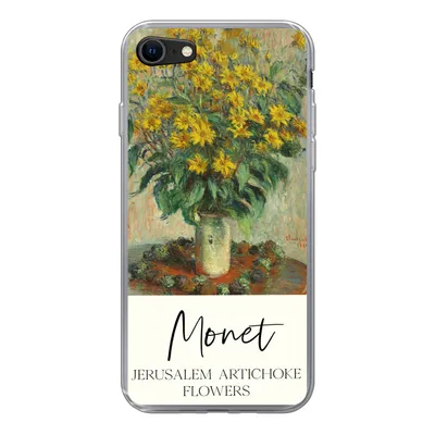 Produktbild von MuchoWow® Handyhülle Schutzhülle Hülle für iPhone SE 2020 Alte Meister - Malerei - Monet Silikon Softcase Handy Hülle - Kartenbesitzer