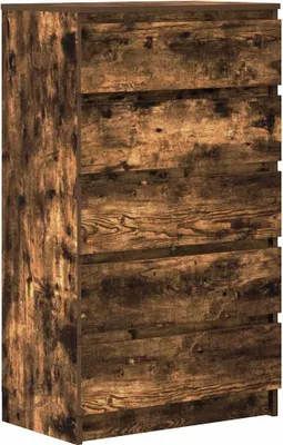 Obrázek produktu pro vidaXL Zásuvková skříňka Smoked Oak 60x36x103 cm Materiál dřeva