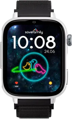 Produktbild von SaveFamily SaveWatch Plus 2, 4,7 cm (1.85"), AMOLED, Touchscreen, 16 GB, GPS, 55 g
