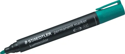 Produktbild von STAEDTLER Marker Lumocolor perm grün 10 Stück
