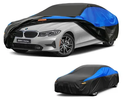 Produktbild von Autoabdeckung Wasserdicht Atmungsaktiv für BMW 3er 4er E90 F30 G20 F32 F33 F36 G22 Schwarz Blau