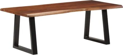 Produktbild von Couchtisch Honigbraun 110x55x40 cm Massivholz Akazie