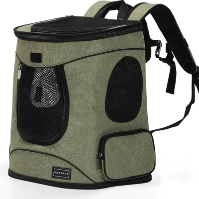 Produktbild von Netvenster Transportrucksack für Hunde - Rucksack für kleine Tiere mit Schulterriemen - 43 cm x 32 cm x 29 cm Reisetasche Katze