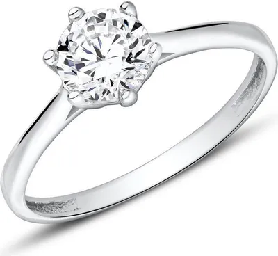Produktbild von 9K Weißgold Verlobungsring mit Zirkoniabesatz von JEWLIX